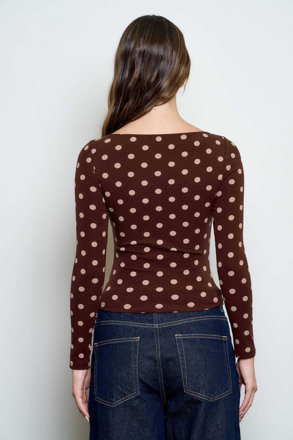 Dot to Dot Knit Top