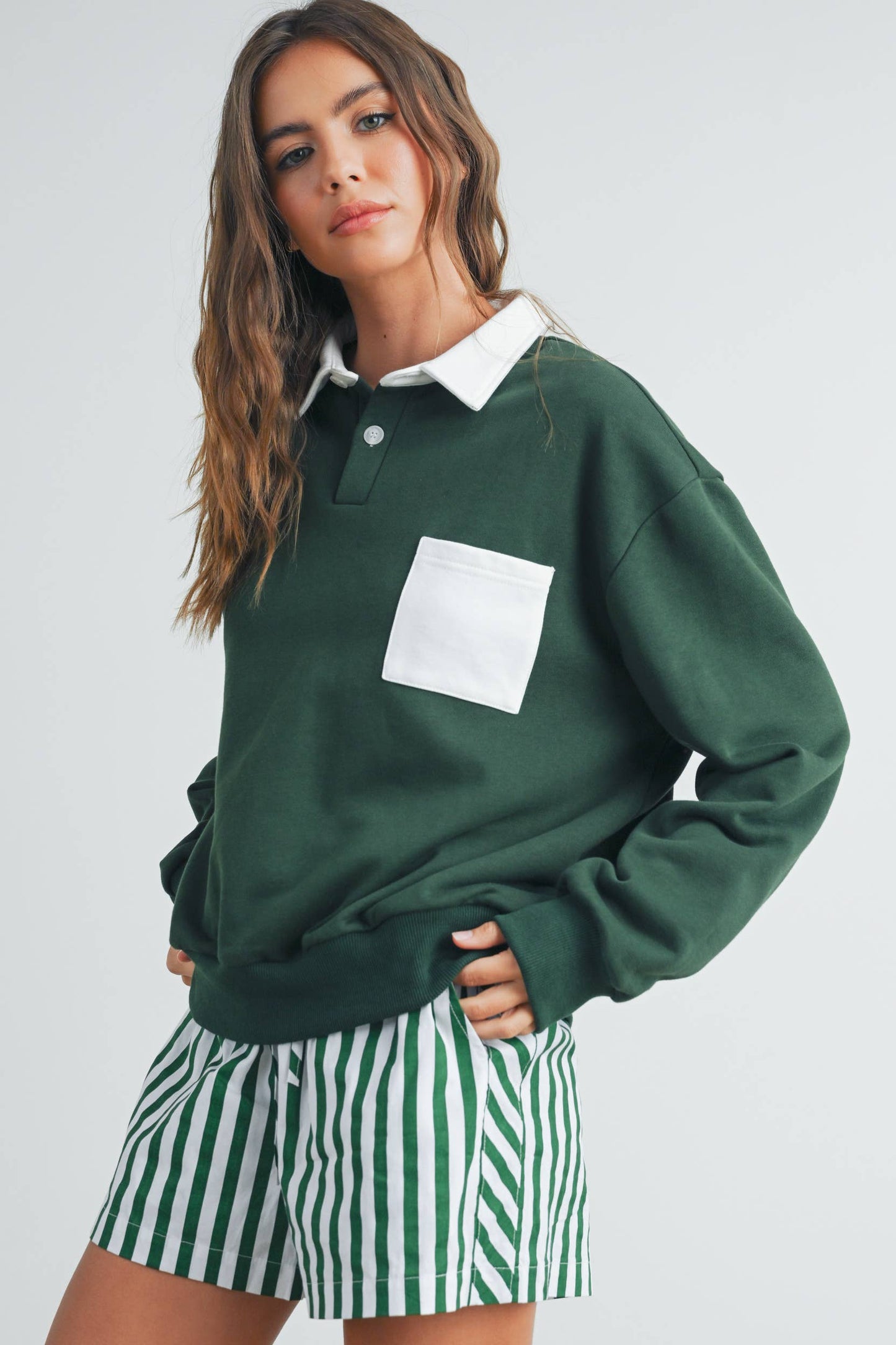 Striped Alina Shorts