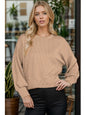 Wave Cropped Crewneck | Choose Color