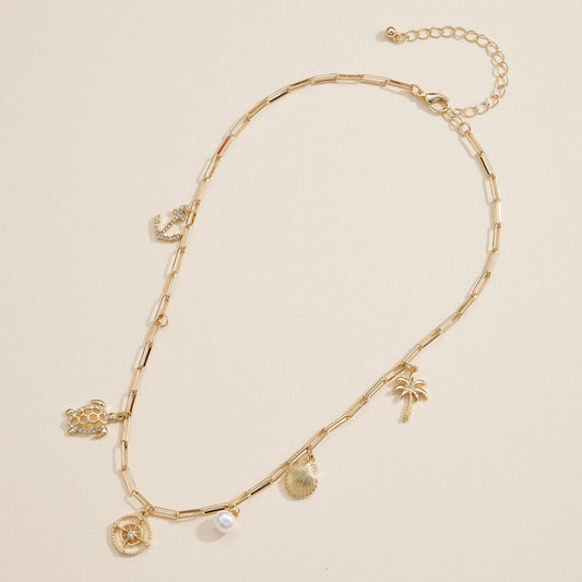 Nautical Necklace + Beach-Inspired Charms