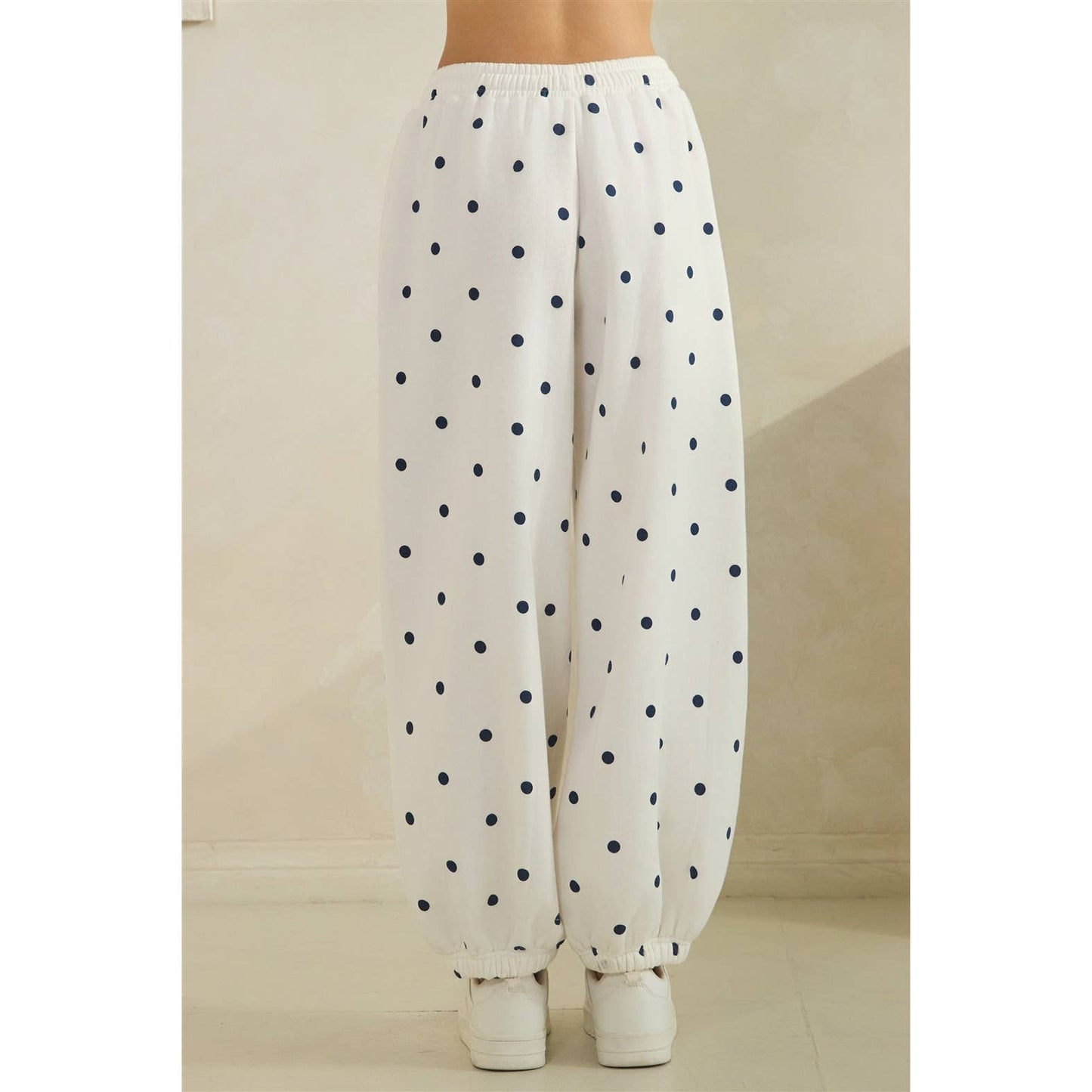 Polka Dot Sweat Pants