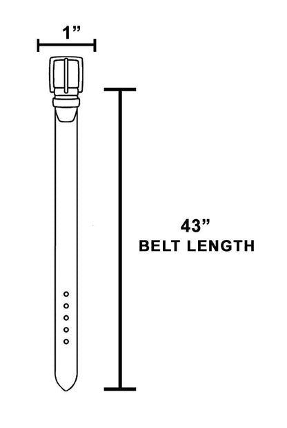Metallic Leather Belt