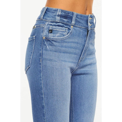Plus Mom Jean | Medium Wash