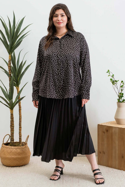 Plus Kalina Button-Down Top