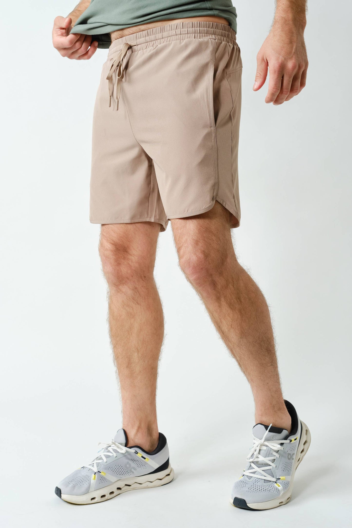 Mens's Wave Accent Essential Active Shorts