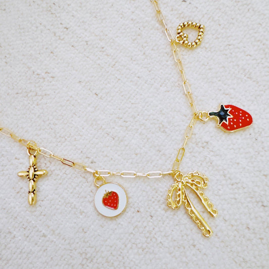 Berry Cute Charm Bracelet