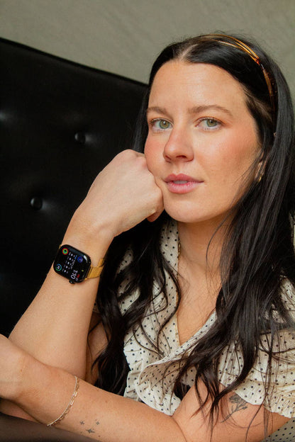 Vintage Gold Link Apple Watch Band