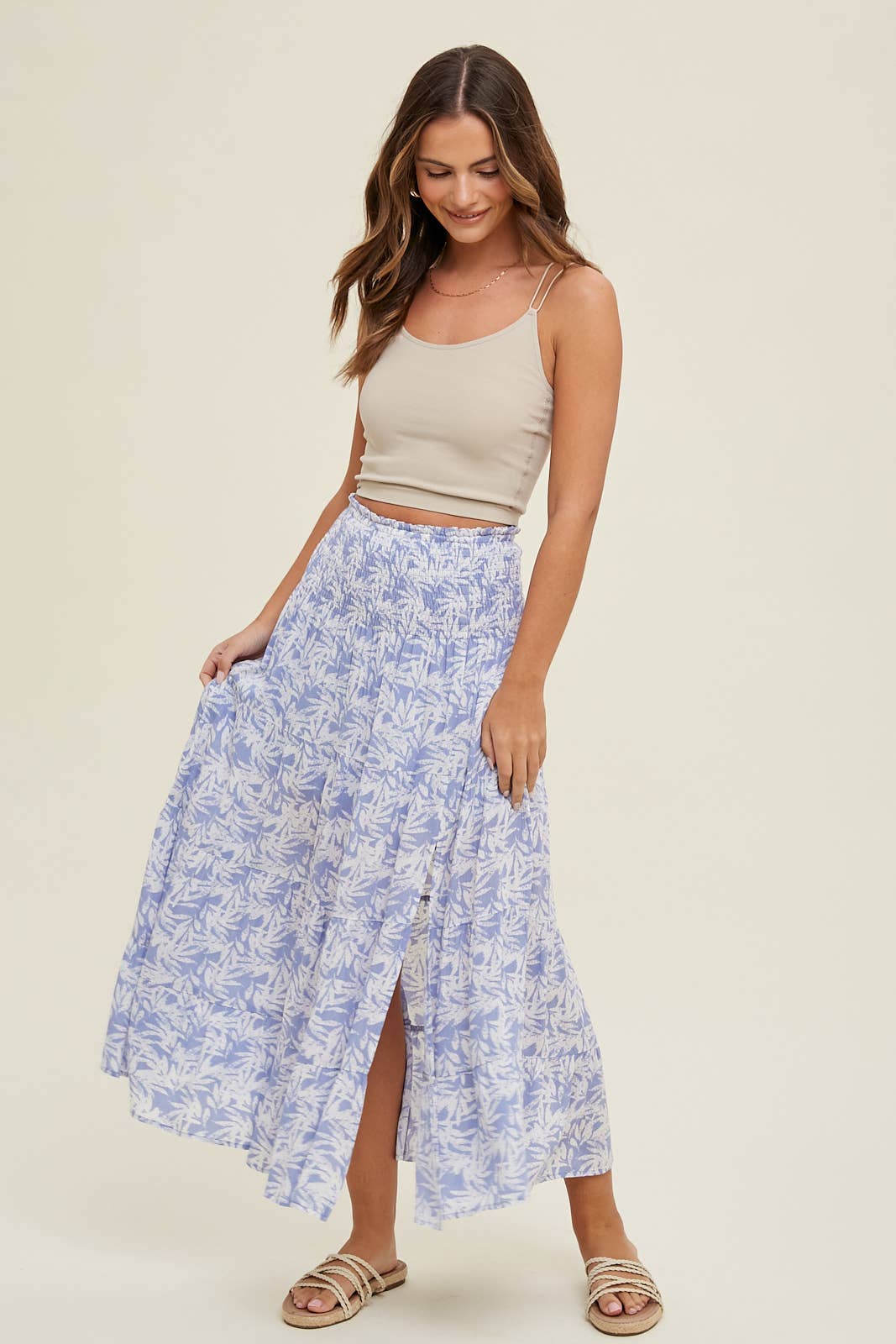 Tropical Midi Skirt