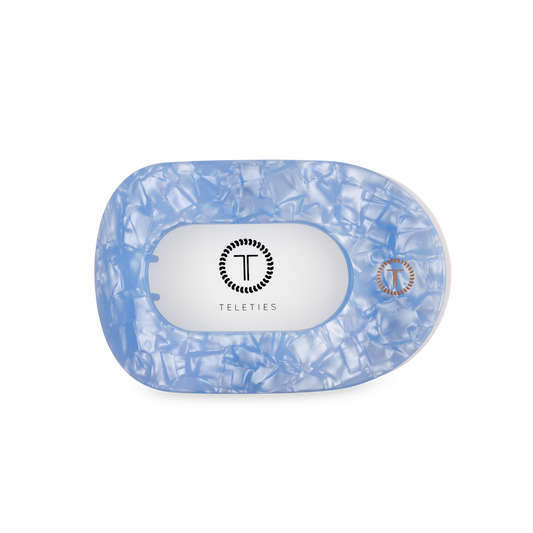 Flat Round Hair Clip | Medium | Blue Lagoon