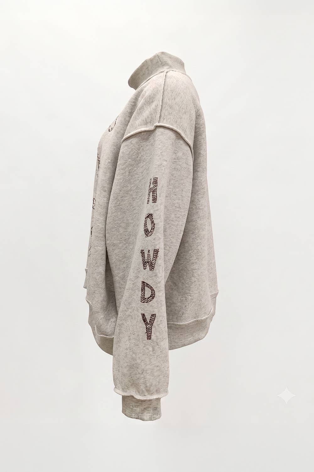 Lucky You Reversible Mockneck Sweatshirt