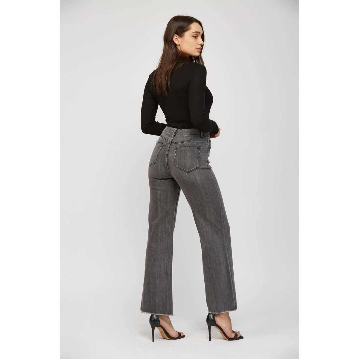 Super High Wide Leg Jeans | Mica Denim
