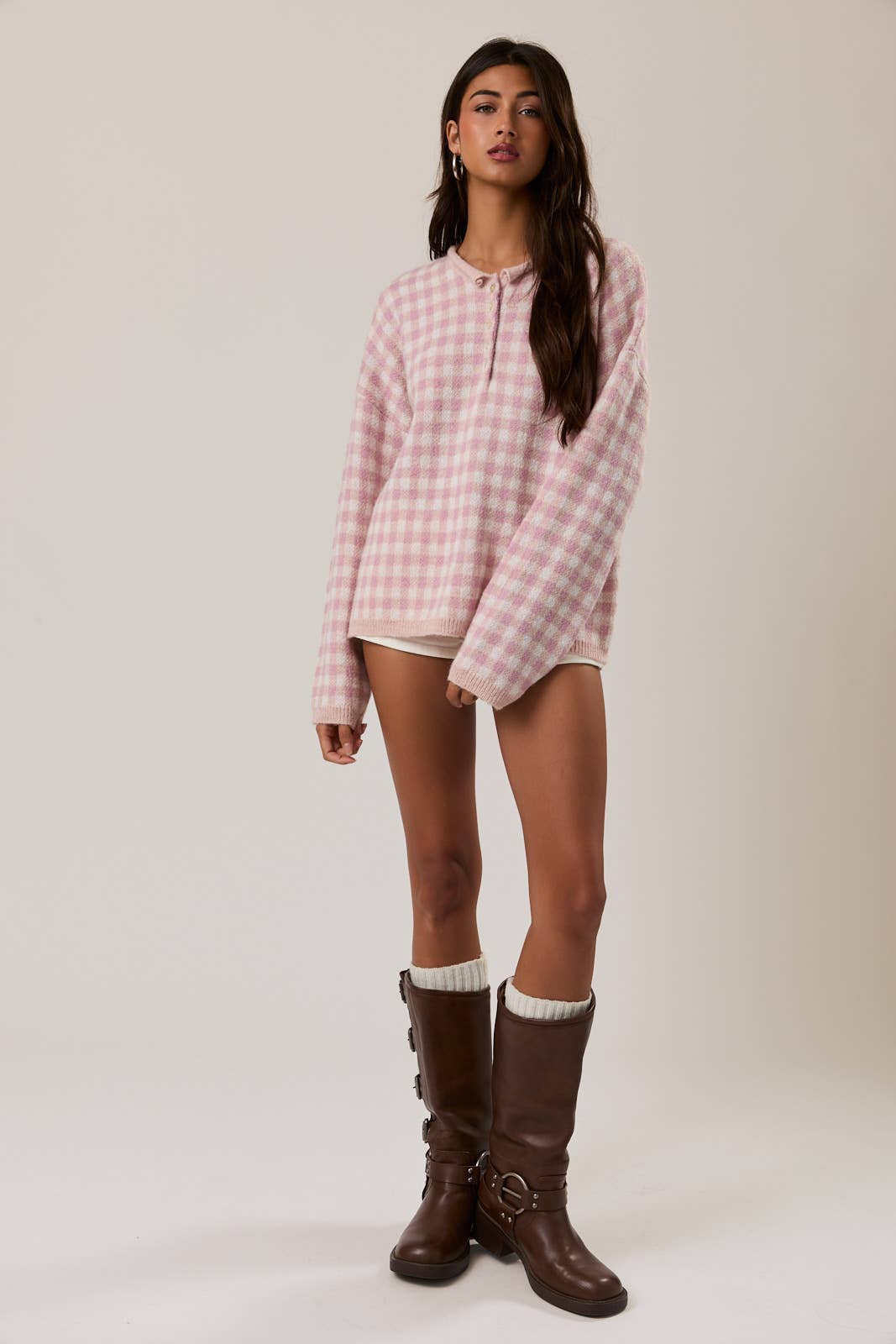 Lakeside Button Knit Sweater