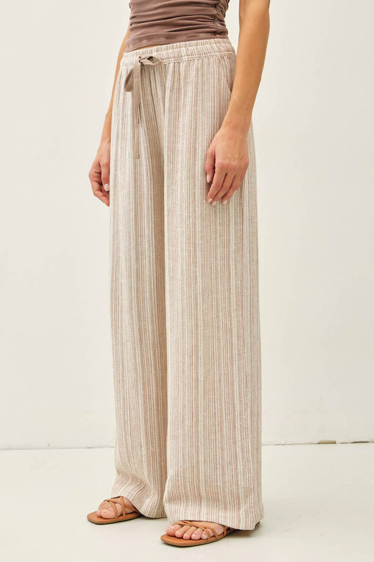 Striped Linen Pants