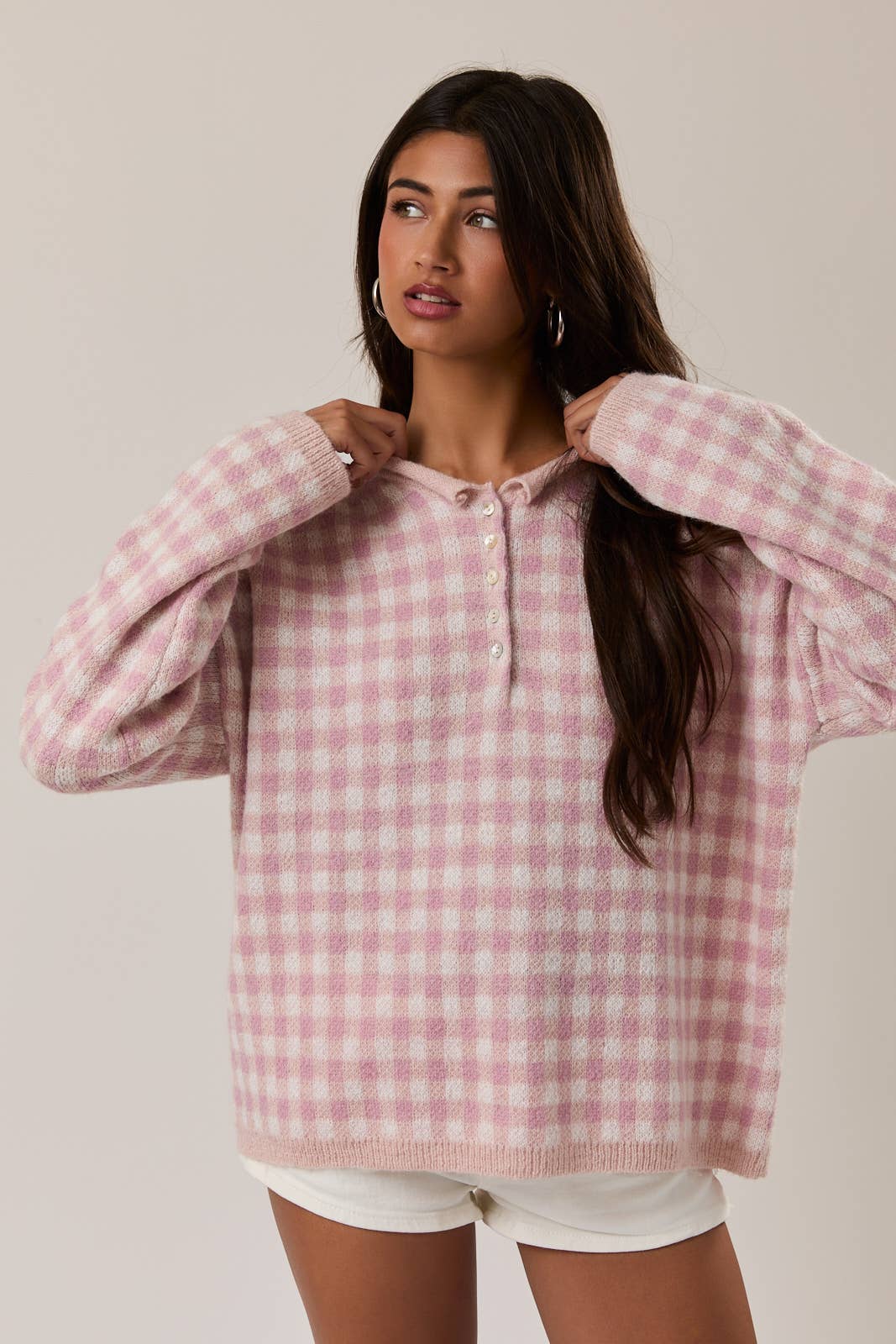 Lakeside Button Knit Sweater
