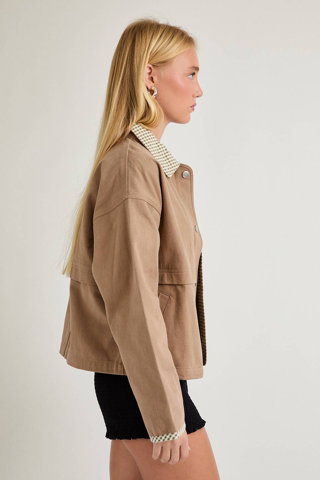 Gingham Getaway Shacket