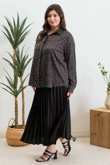 Plus Kalina Button-Down Top