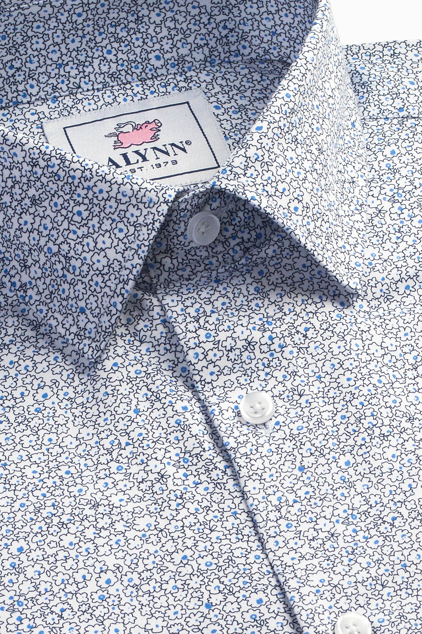 Reid Floral Untuckable Slim Fit Dress Shirt