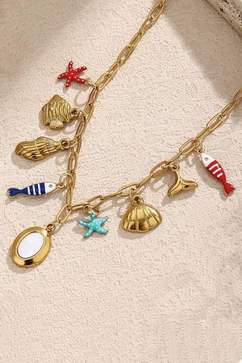 Seaside Charm Chain Necklace