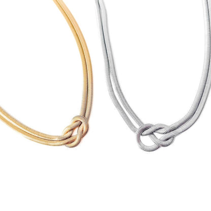 Talia Tied Necklace | WATERPROOF