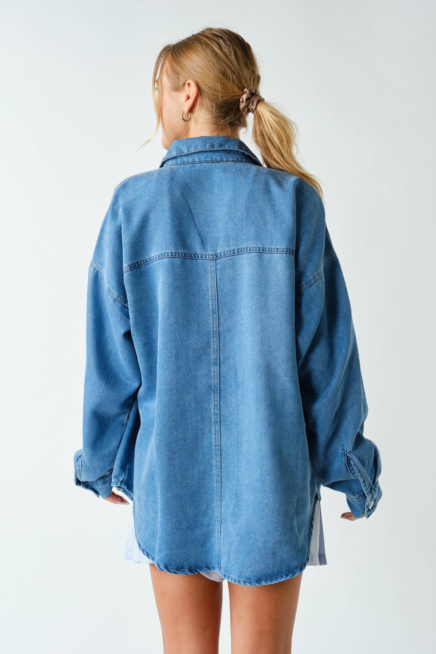 Oversized Everyday Denim Shacket