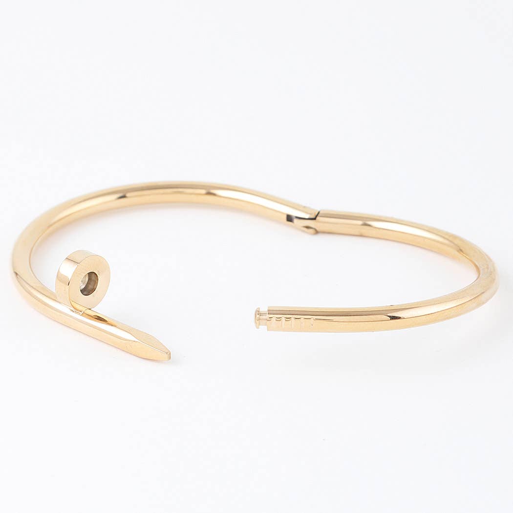 Curved Nail Wrap Bracelet