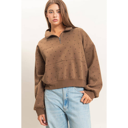 Starstruck Zip-Up Sweatshirt