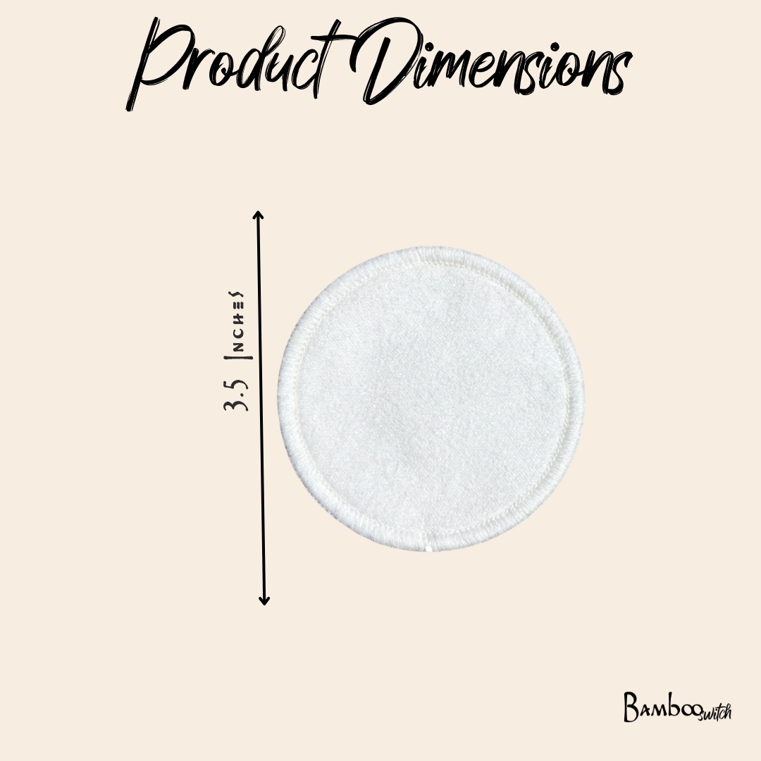 Reusable Bamboo Cotton Facial Rounds