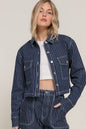 Stripe Denim Jacket
