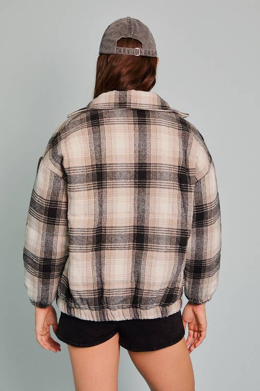 Gemma Plaid Jacket