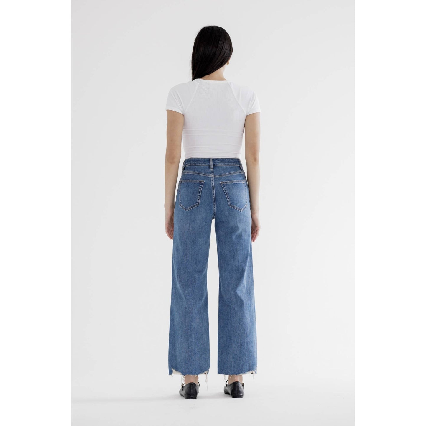 Mica High Rise Wide Leg Jeans