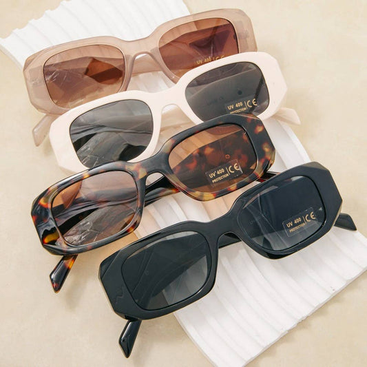 Rectangle Frame Sunglasses Set