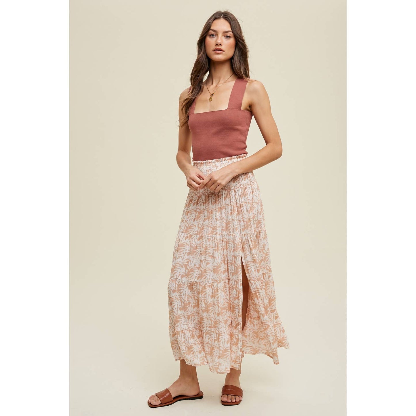 Tropical Midi Skirt