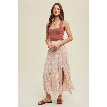Tropical Midi Skirt