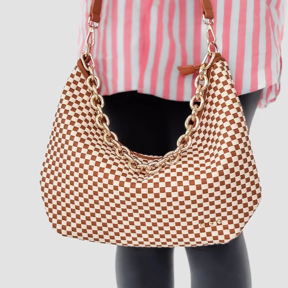 Sienna Slouchy Woven Shoulder Bag