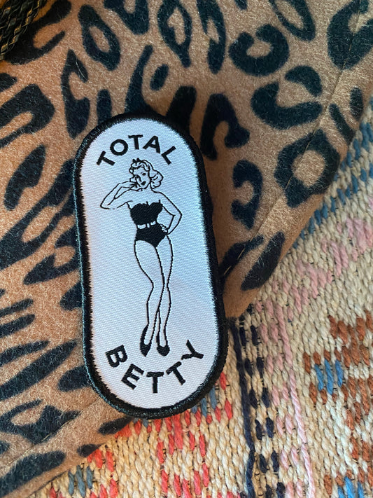 TOTAL BETTY Pin-Up Girl Patch | FINAL SALE