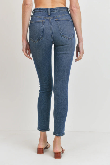 High Rise Vintage Skinny Jeans | Dark Denim | FINAL SALE